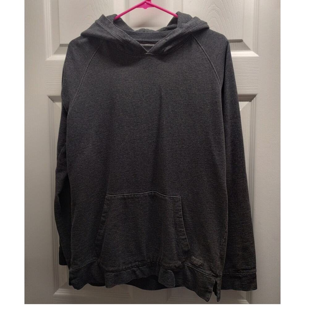 American Eagle Men's Size Small Charcoal Gray Stonewashed Heavyweight Hoodie